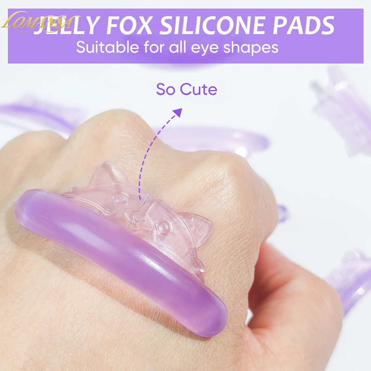 Lomansa silicone C-curl eyelash perm pad set (photo 3 of 10)