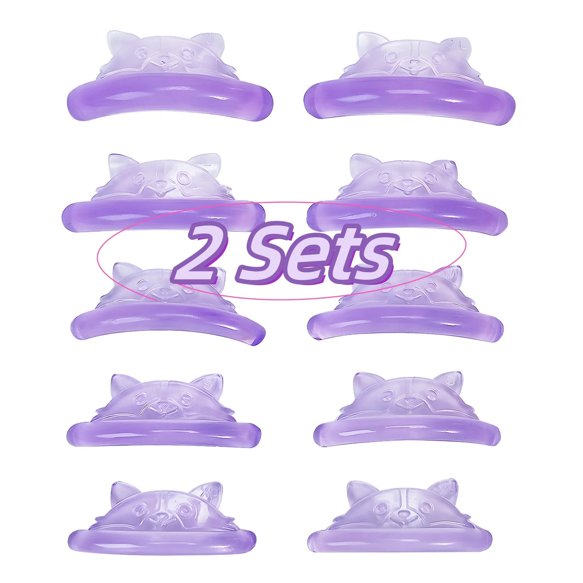 Lomansa silicone C-curl eyelash perm pad set (photo 7 of 10)