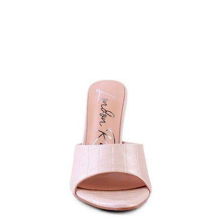 Stylish black stiletto sandals from Rag Company featuring a sleek design for elegant occasions