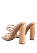 Rag Company dandelion croc sandals with stylish straps and chunky heels for women