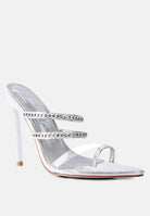 Stylish silver heels from London Rag International, perfect vacation worthy shoes and apparel for chic occasions