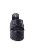 Rag Company stylish quilted sandals with a chic platform design for elevated summer looks