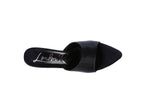 Black pointed high heel sandals for women, stylish and versatile
