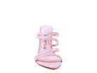 Rag Company Croc Metal High Heels in Pink with Strappy Design for Stylish Women's Footwear