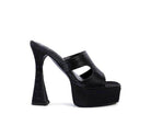 Rag Company Black Heels with Platform Design, perfect stylish vacation footwear