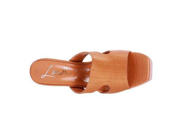 Rag Company stylish vacation footwear with a chic brown design and comfortable open-toe style
