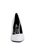 Rag Company heat-seal court heels for women in stylish white