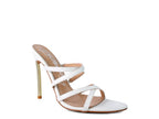 Women's neon animal print high heel sandals for stylish occasions