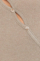 Women's Shirts Long Sleeve Button Detail Bodysuit