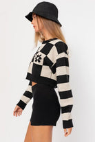 Women's Sweaters Long Sleeve Crop Sweater