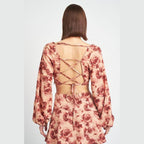 Long Sleeve Sweetheart Cropped Top - VacationGrabs