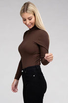 Women's Shirts - Bodysuits Long-Sleeve Turtleneck Bodysuit