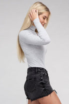 Women's Shirts - Bodysuits Long-Sleeve Turtleneck Bodysuit