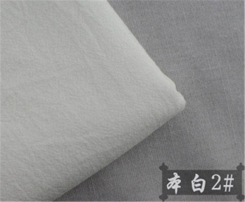 Soft fabric swatch for loose fit men's vacation pants in light white color