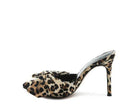 Leopard Print Bow Tie High Heel Shoes with Elegant Design for Stylish Women's Footwear