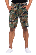 Men's camouflage lounge shorts men, comfortable fabric for casual wear