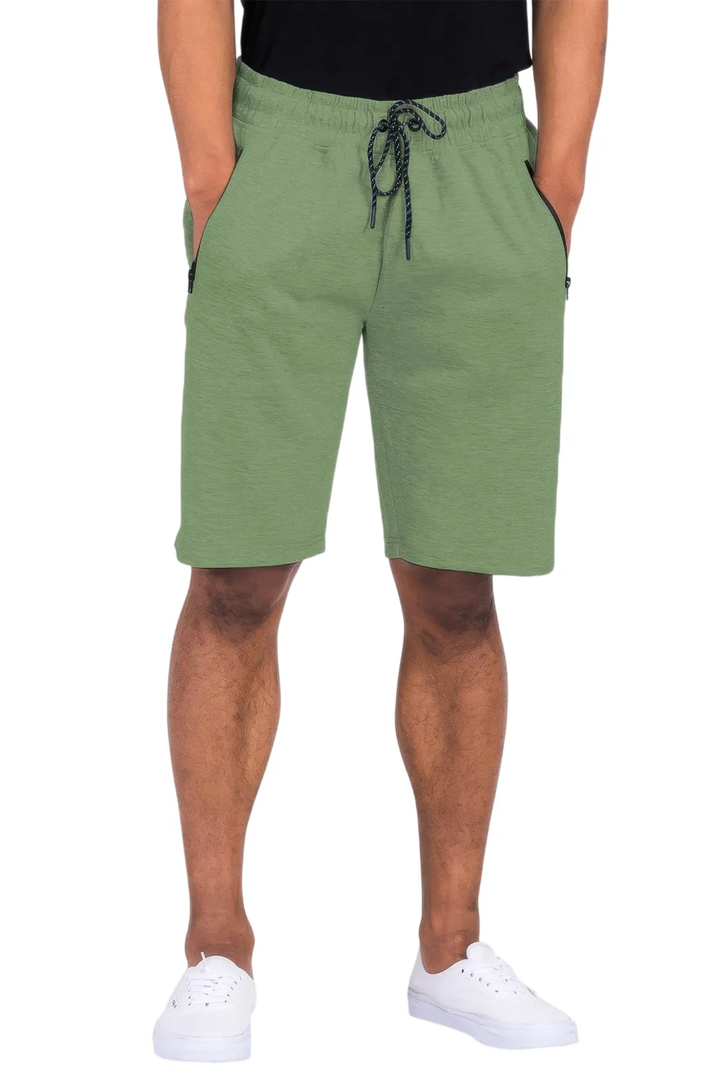 Men's lounge shorts men in olive green, perfect for casual outings