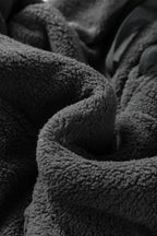 Women's loungewear set in soft grey fleece, perfect for cozy days