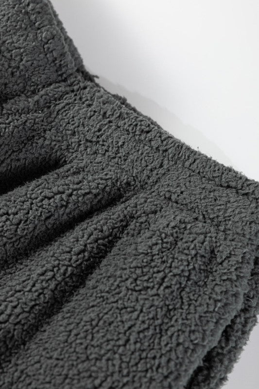 Women's soft gray loungewear set, cozy and perfect for relaxing