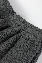 Women's soft gray loungewear set, cozy and perfect for relaxing