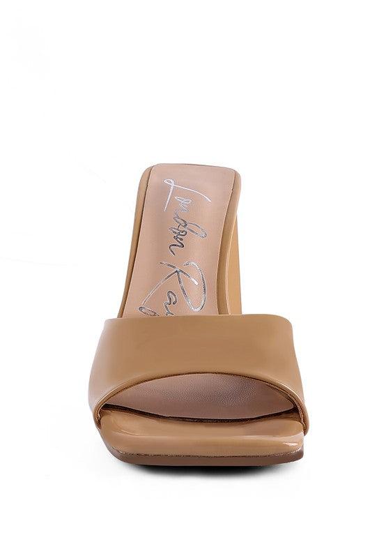 Women's Shoes - Heels Lovebug Triangular Block Heel Sandals