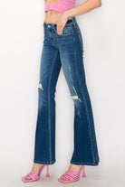 Women's Jeans Low Rise Stretch Vintage Flare Jeans