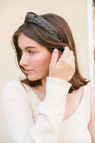 Women's Personal Care - Hair Lurex Basketwoven Top Knot Headband
