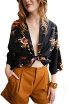 Women's Shirts Lush Rose Kimono