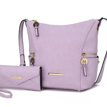 Wallets, Handbags & Accessories Lux Hobo Bag with Wallet Handbag Vegan Leather Women