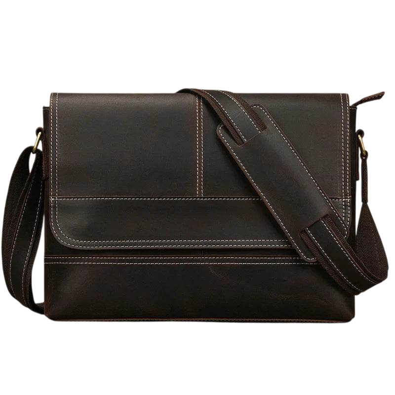 Luxury Designer Men's Messenger Bag – Genuine Leather