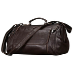 Luxury Leather Carry On Luggage Bag Real Cowskin Travel