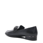 Rag Company luxury leather loafers in black with a sleek design and comfortable fit