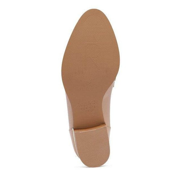 Sole view of luxury leather loafers from Rag Company with a durable and stylish design