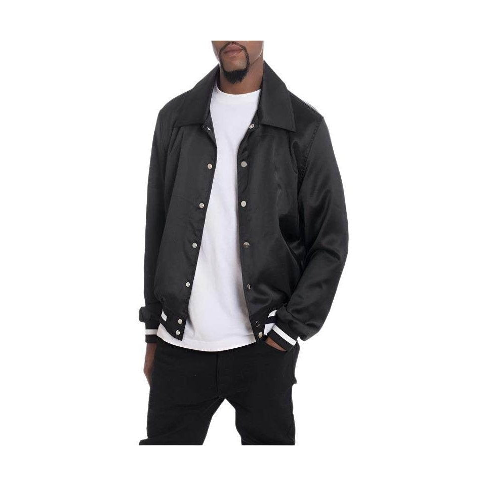 Luxury Satin Bomber Jacket - VacationGrabs