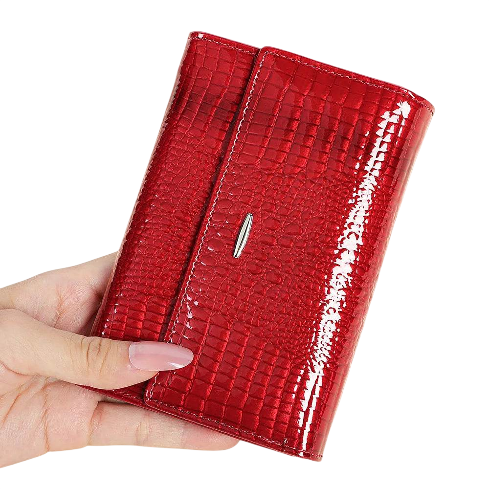 Women’s Leather Clutch Purse Coin Purse Holder