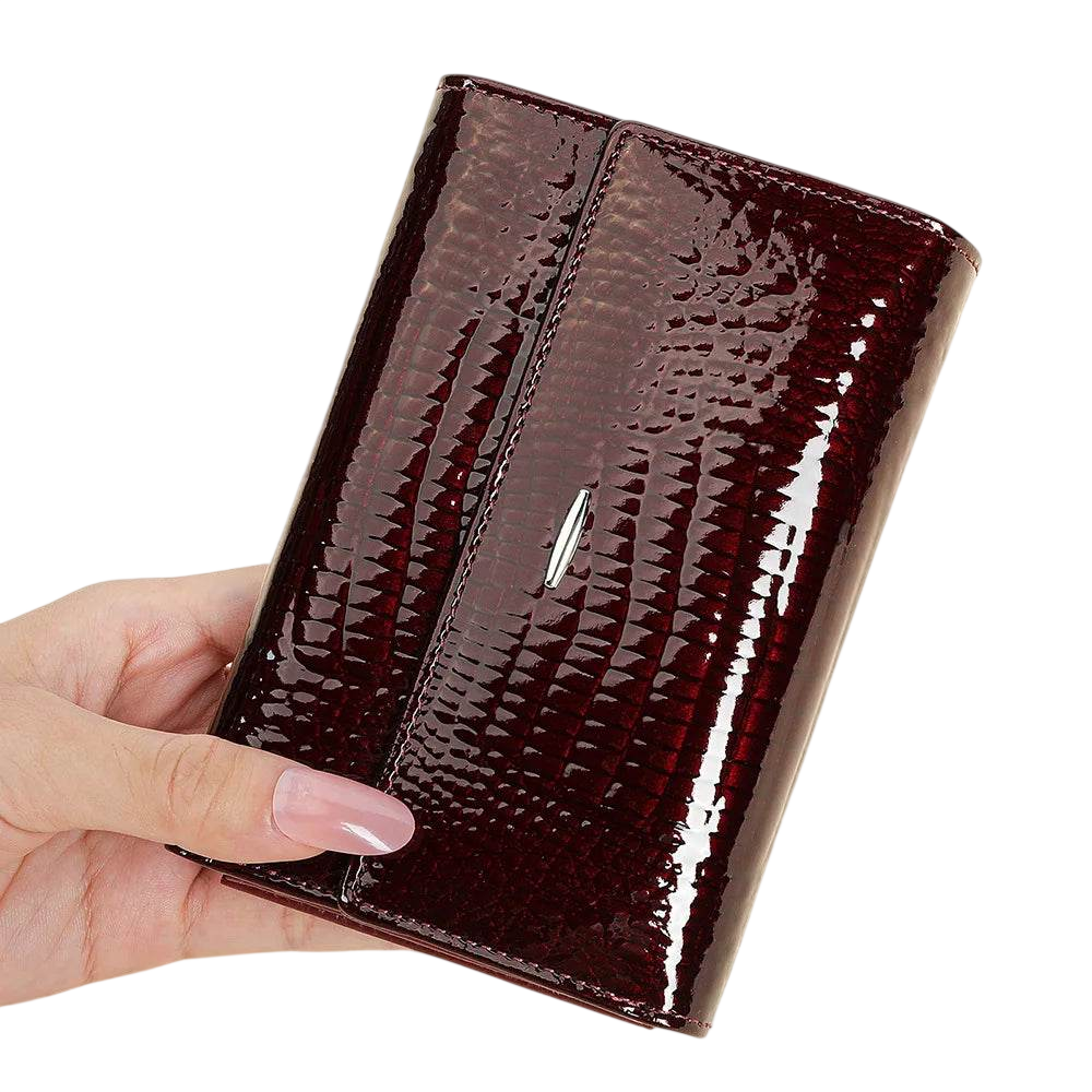 Women’s Leather Clutch Purse Coin Purse Holder