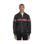 Luxury Woven Taped Bomber Jacket - VacationGrabs