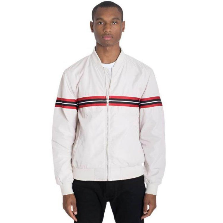 Luxury Woven Taped Bomber Jackets - VacationGrabs