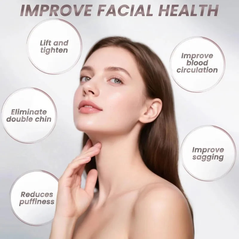 Lymphatic face brush for improved facial health and reduced puffiness