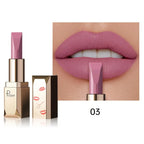 Matte lipstick MAC in soft pink shade for a trendy look