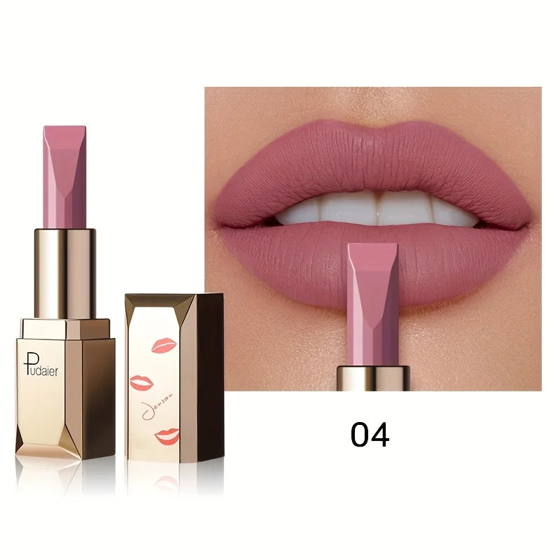 Matte lipstick MAC in soft pink for a flawless finish
