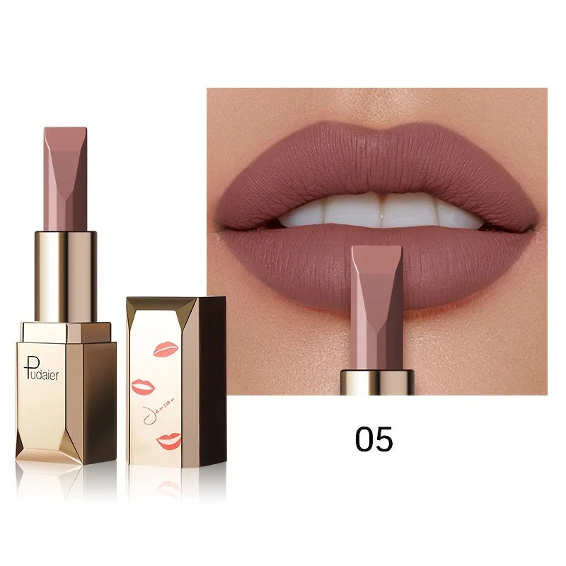 Matte lipstick MAC in nude shade, perfect for everyday wear
