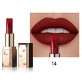 Matte lipstick MAC in deep red for lasting wear