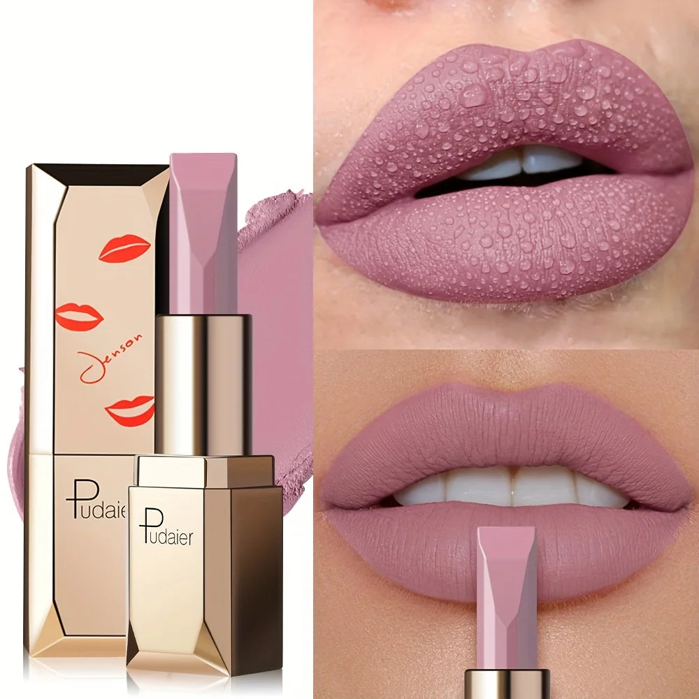 Pudaier matte lipstick mac in soft mauve, perfect for everyday wear