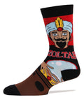 Make A Wish Mens Zoltar Socks, colorful cotton blend, fun and quirky design