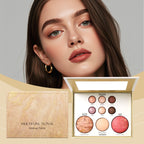 Multifunctional makeup palette with various colors for travel and makeup use