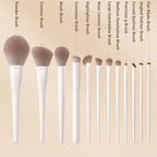 12-piece makeup brush set with foundation concealer and kabuki brushes (photo 6 of 6)
