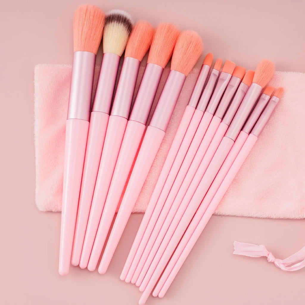 professional makeup brush set with soft bristles for beginners (photo 4 of 10)