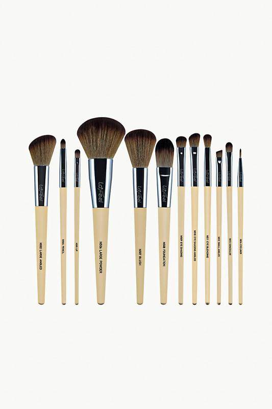 Sifides makeup brush set travel case featuring 12 brushes for flawless makeup application