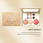 VacationGrabs multifunctional makeup palette with shades for light makeup